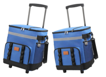 [Bolsa Térmica Com Rodinhas E Alça Para Pesca, Azul]