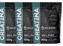 [Creatina Monohidratada 500g Soldiers Nutrition Sabor Natural]